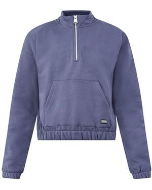 Barbour Nova Half Zip Sweatshirt - Blue