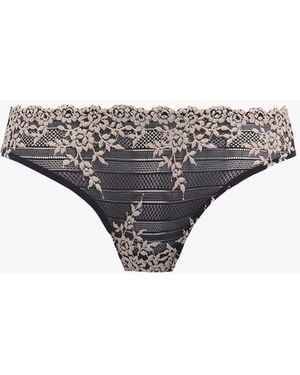 Wacoal Embrace Lace Bikini Brief - Grey