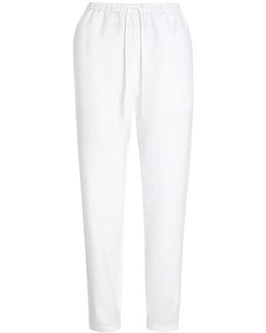 Tommy Hilfiger Casual Tapered Drawstring Trousers - White
