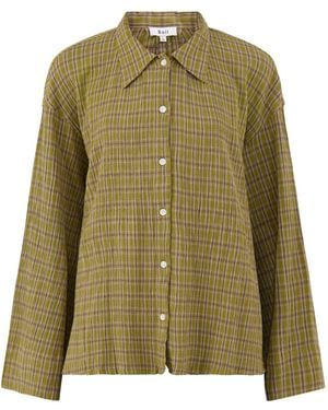 Boii Tinsi Check Shirt - Green