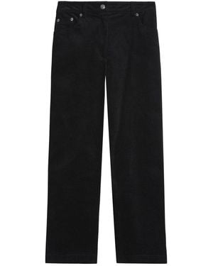 Albaray Cord Straight Leg Trousers - Black