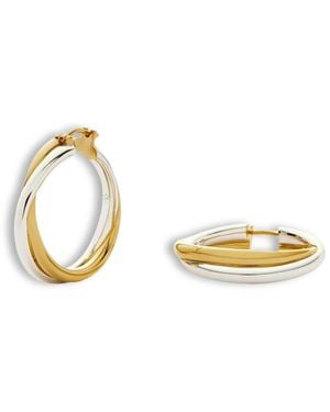 Missoma Entwine Slim Large Earrings - Metallic