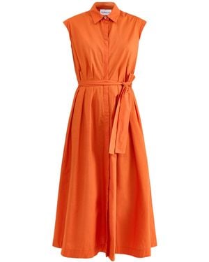 Marella Padana Shirt Dress - Orange