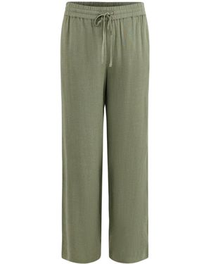SELECTED Slfviva-Gulia Hw Long Sun Pant Noos - Green