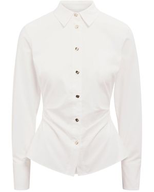 Forever New Ange Slim Fitted Shirt - White