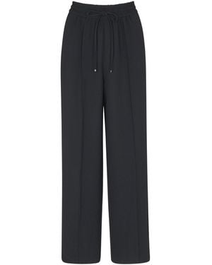 Whistles Women's Maria Fluid Crepe Trouser - Black