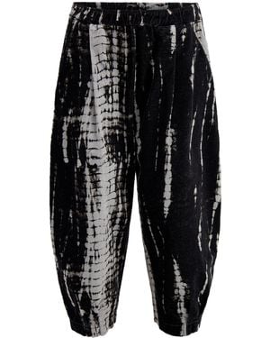Mama B. Barrel Trousers Light - Black