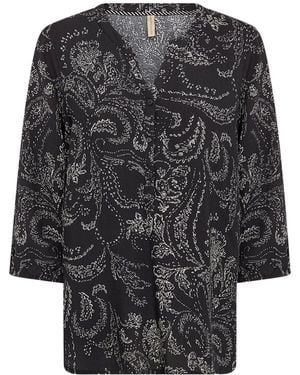 Soya Concept Gerdis Paisley Shirt Multi - Grey