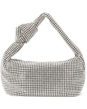 Forever New Signature Daphne Knot Embellished Shoulder Bag - White