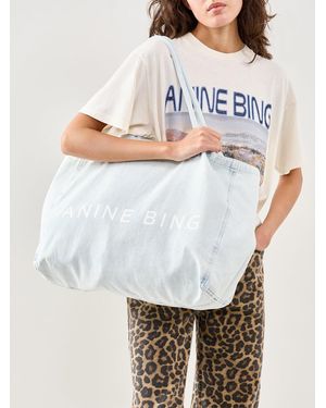 Anine Bing Leo Tote Bag - White
