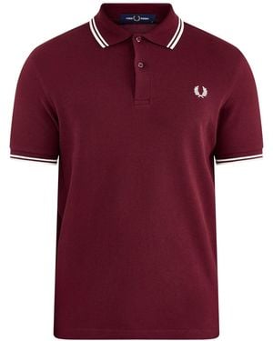 Fred Perry Twin Tipped Shirt - Red