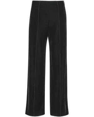 Whistles Velvet Full Length Trousers - Black