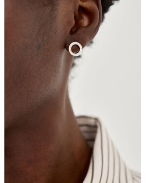Thomas Sabo Circle Stud Earrings - Brown