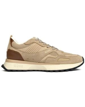 BOSS Jonah Runn Trainers - Natural