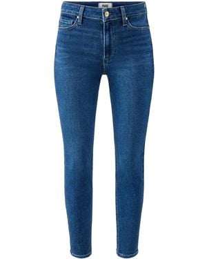 PAIGE Hoxton Ankle Skinny Jeans - Blue