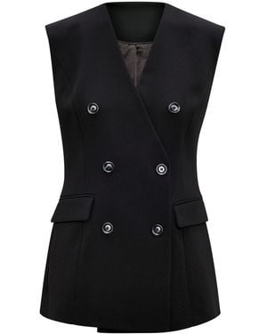 Forever New Myra Sleeveless Blazer - Black