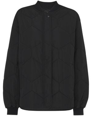 Whistles Women's Ida Short Quilted Coat - Black