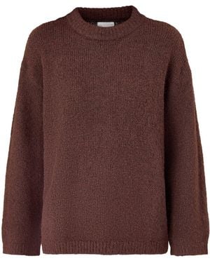 Pretty Lavish Cece Fluffy Jumper - Brown