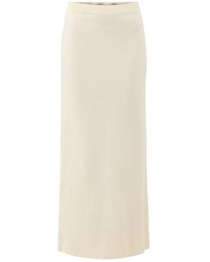 Pretty Lavish Alba Knit Maxi Skirt - White