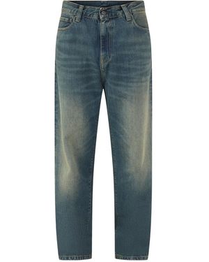 Carhartt Aaron Cotton Denim Jeans - Blue