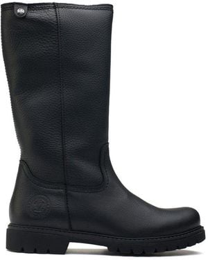 Panama Jack Bambina Ankle Boots Tan, Leather - Black