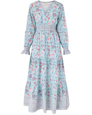 Aspiga Billie Dress Long Sleeve Dress - Blue