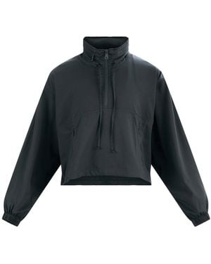 GIRLFRIEND COLLECTIVE Huddle Half-Zip Windbreaker - Black