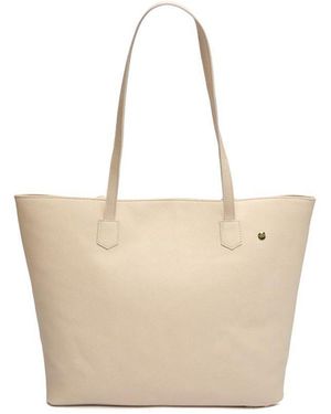 V.Gan Hazel Vegan Tote Bag And Wallet Set - Natural