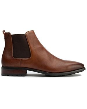 Simon Carter Clover Chelsea Boots - Brown