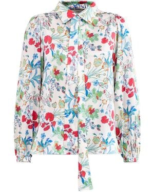 Dea Kudibal Annabelle Bow Blouse Multi - White