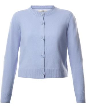 Chinti & Parker Women's Crew Neck Cardigan - Blue