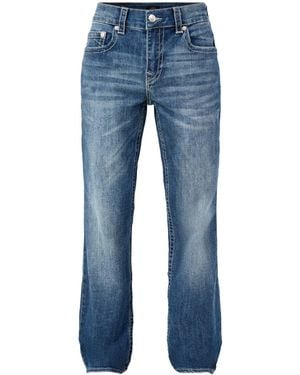 TRUE RELIGION Billy No Flap Emroidered Bandana Jeans - Blue
