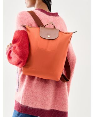 Longchamp Le Pliage Original Medium Backpack - Orange