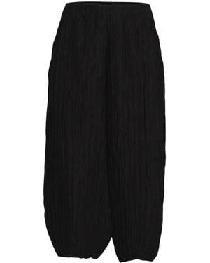 Grizas Crinkle Trousers - Black
