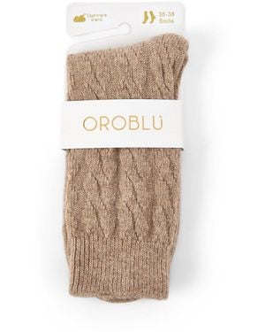 Oroblu Gwen Socks - White