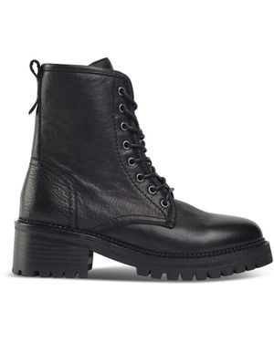 Sole Crafted Stitch Lace Up Boots - Black