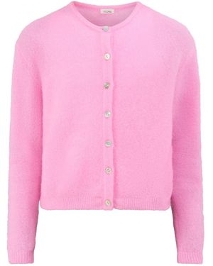 American Vintage Alpaca & Vitow Cardigan - Pink