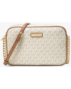 Michael Kors Large Crossbody Bag - Natural