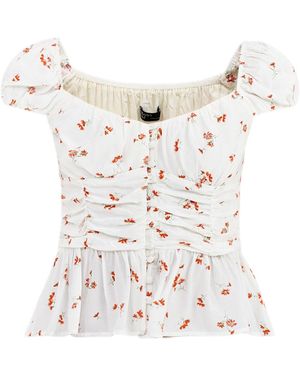 Nobody's Child Caia Ruched Top - White