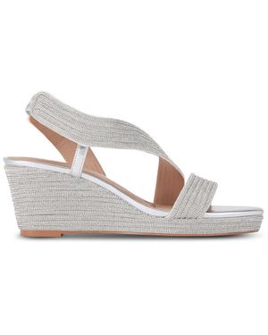 Carvela Kurt Geiger Gala Wedge Jewel 70 - White