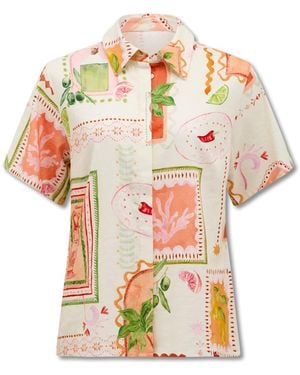 Forever New Ola Oversized Shirt - White