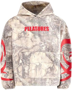 Pleasures Hunt Canvas Poncho Hoodie Multi - White