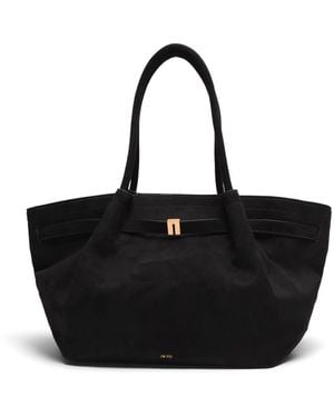 JW PEI Women's Hana Medium Faux Suede Tote Bag - Black