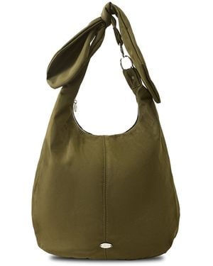 Damson Madder Gene Oversized Recycled Tote Bag - Green