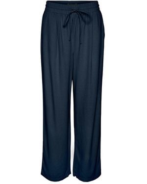 Vero Moda Wide Leg Trousers - Blue