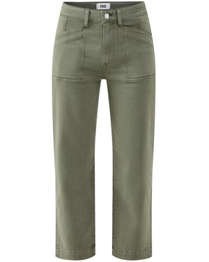 PAIGE Quincy Ankle Jeans - Green