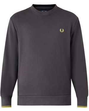 Fred Perry Crew Neck Sweatshirt - Blue