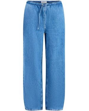 SELECTED Relaxed Tenna Wide Leg Jeans - Blue