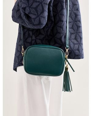 Apatchy Tassel Crossbody Bag - Green