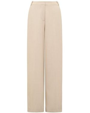 Forever New Lulu Wide Leg Trousers - Natural